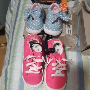 Wonder Nation Pink and Blue Kids Sneakers